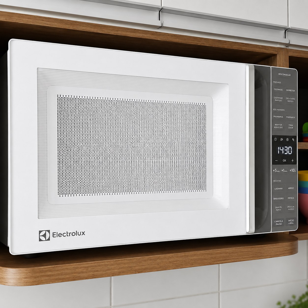 Micro-ondas Electrolux 36L Branco Efficient ME36B 110v