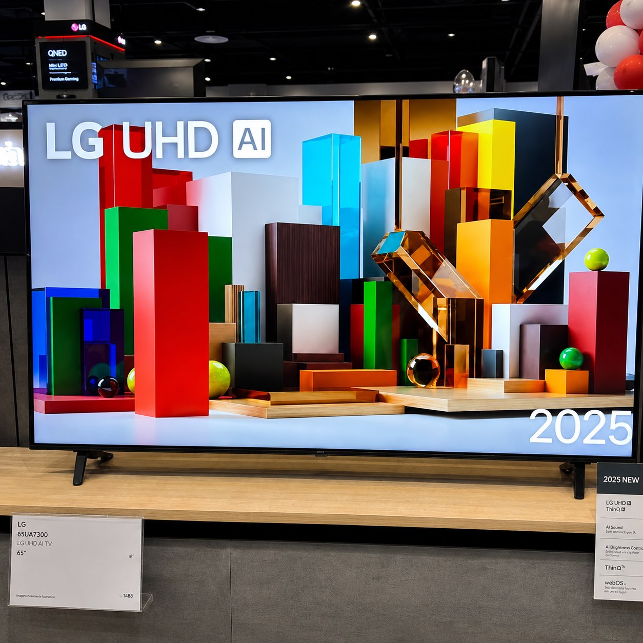 Smart TV LG 4K 50" UHD Processador AI 7ª Geração (50AU801)