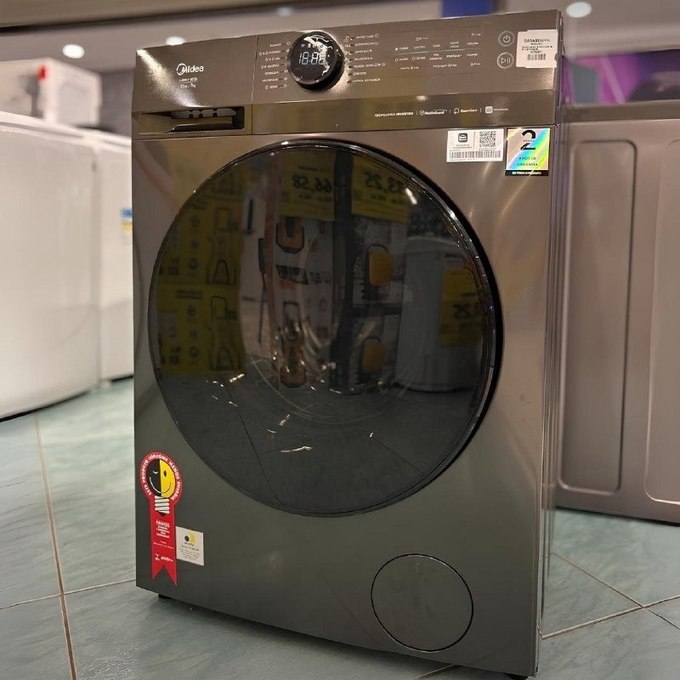 Lava e Seca 10,5kg Titanium Inverter Midea