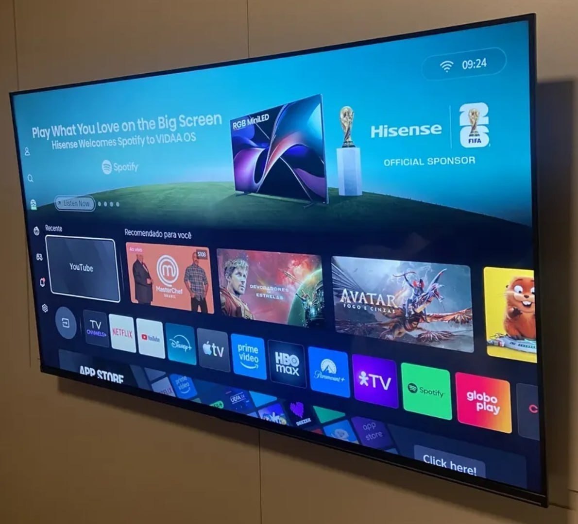 Hisense Smart TV 4K 50" 50A6NV Dolby Vision HDR10
