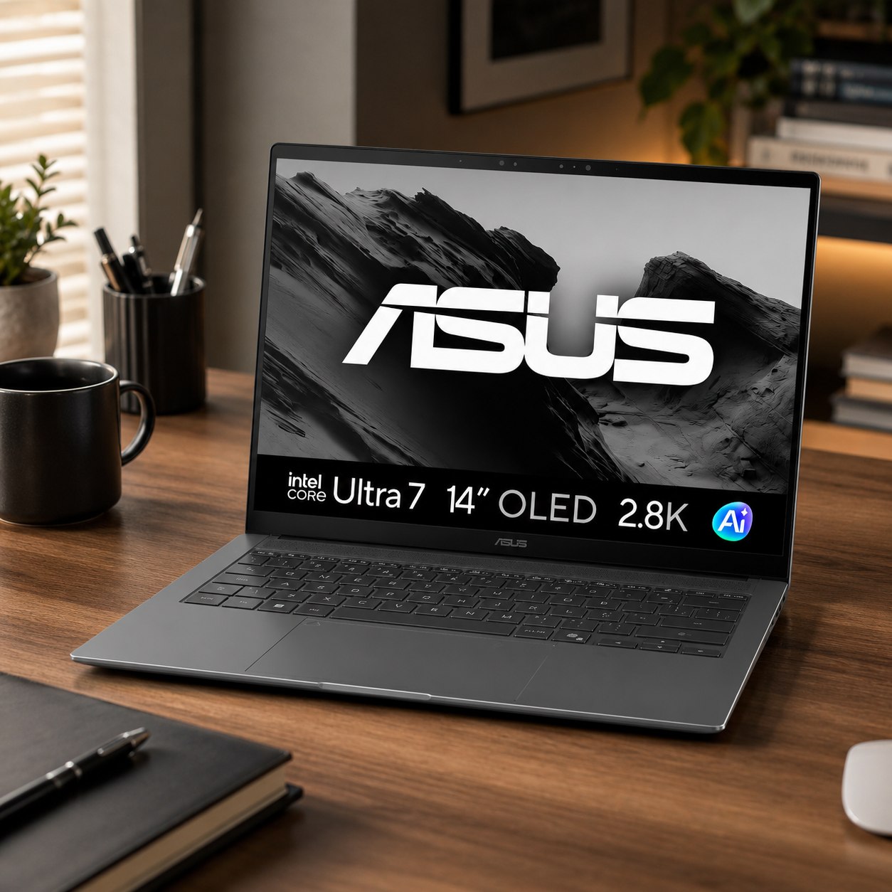 Notebook ASUS Zenbook S14 IA Core Ultra 7 16GB 512GB SSD 14 OLED 120Hz