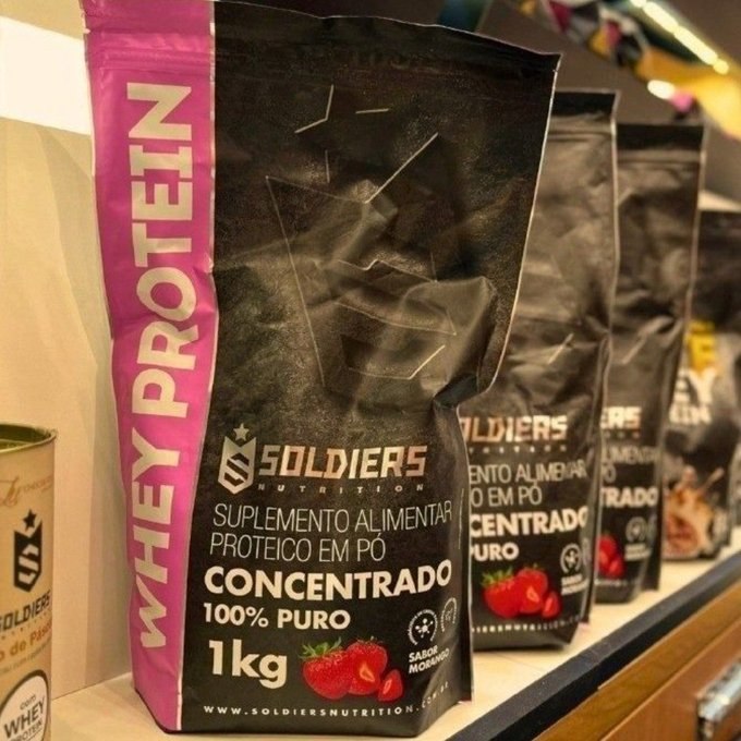 Whey Protein Concentrado 1kg Soldiers Nutrition