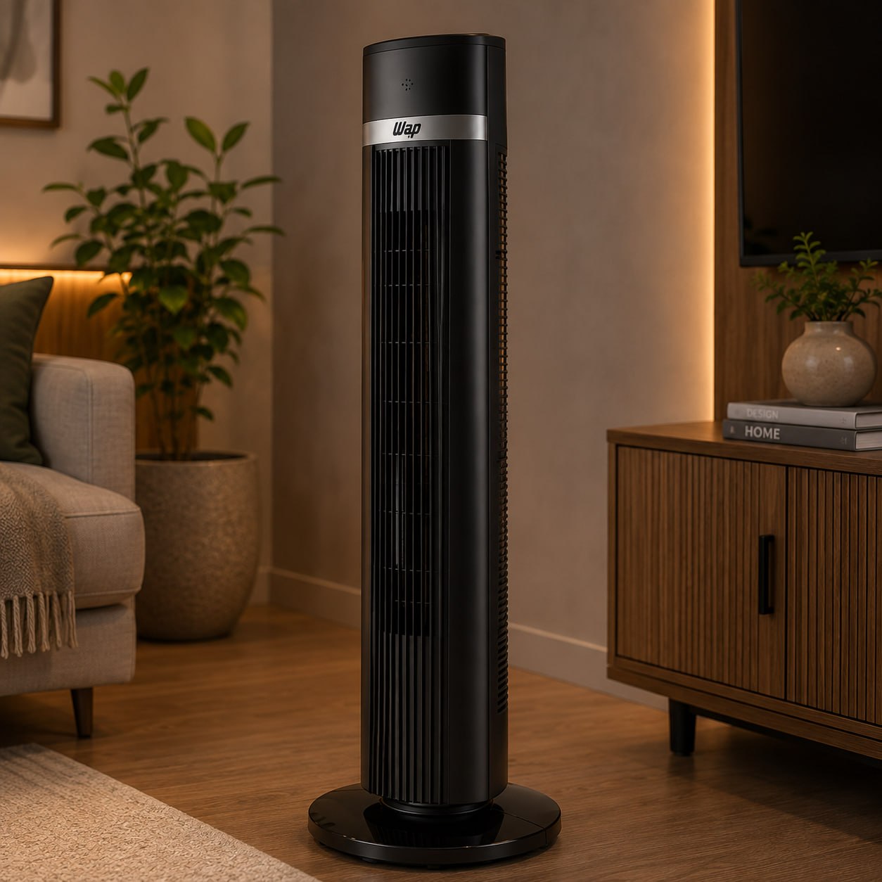 Ventilador Torre AIR SILENCE Oscilante com Controle Remoto