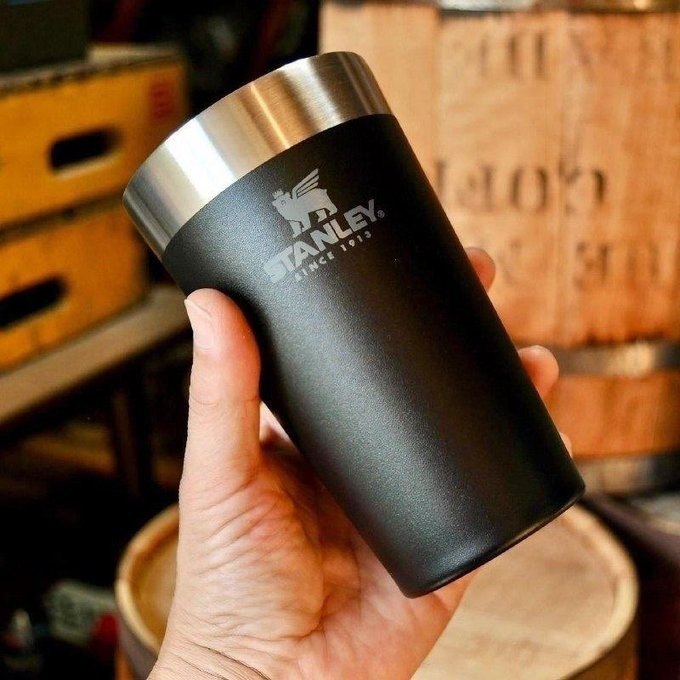 Copo Térmico Stanley Pint Adventure Black 354ml