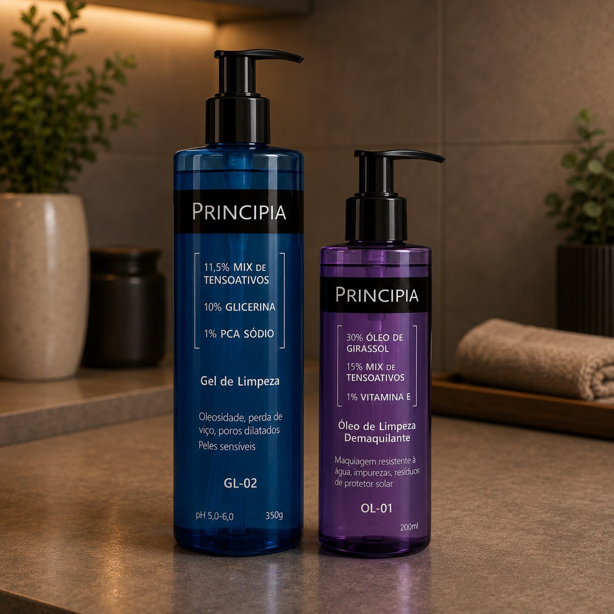 Principia Kit Limpeza Profunda Pele Sensível GL-02 + OL-01