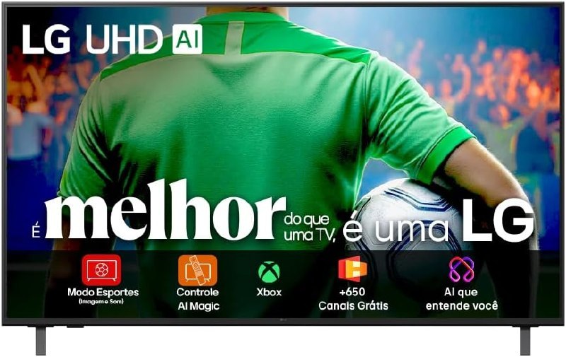 Smart TV 4K 55" LG UHD 55UA85 Processador α7 AI Ger8