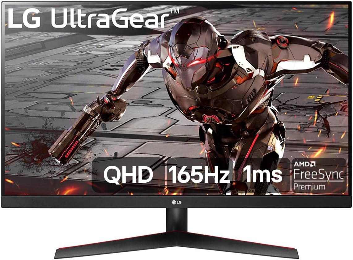 Monitor LG UltraGear 32 QHD 165Hz 1ms HDR10 FreeSync