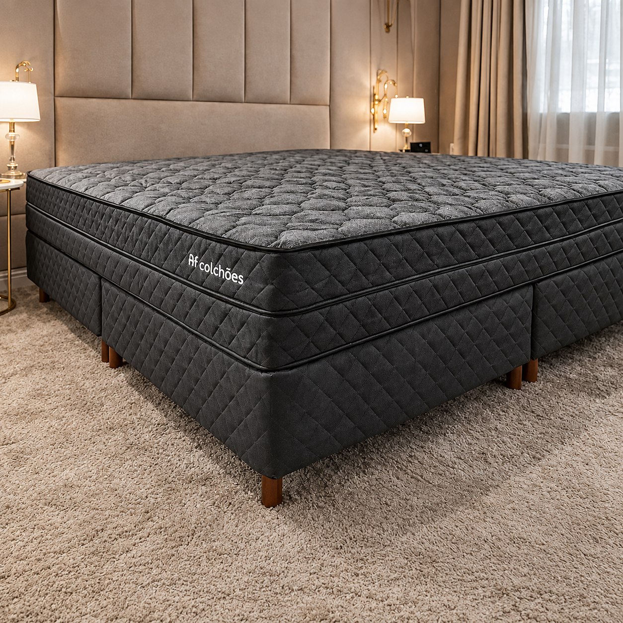 Colchão Casal Ortopédico Espuma D45 Extra Firme 138x188x17cm