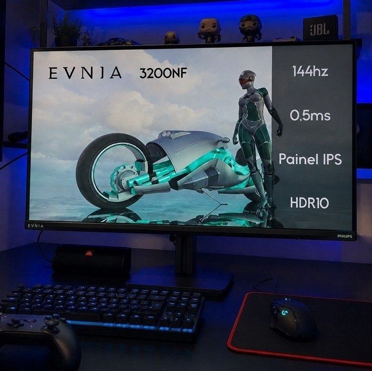 Monitor Gamer Phillips 24" Evnia IPS 144Hz 0.5ms FullHD