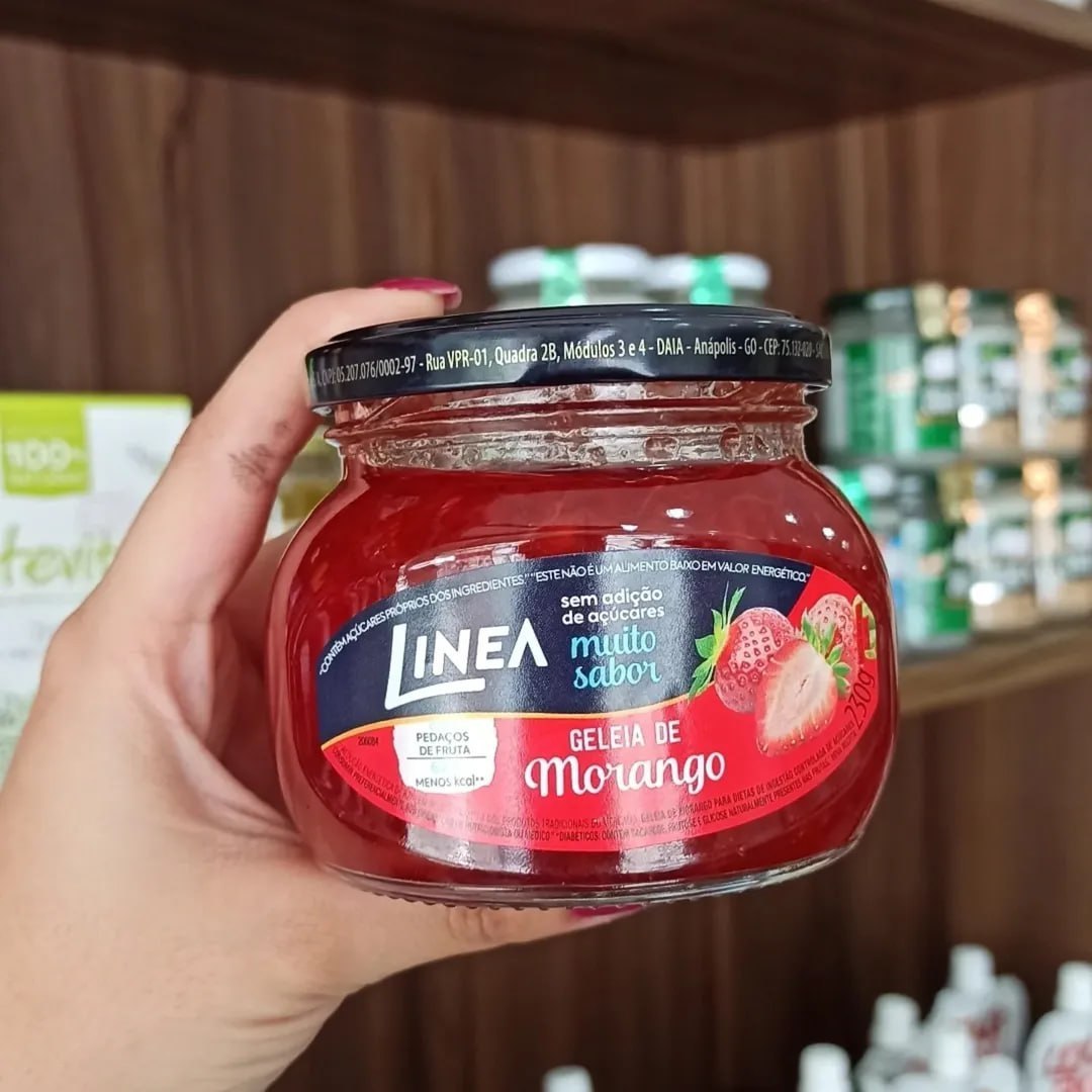 Linea Geleia de Morango 230g Sem Adição de Açúcar