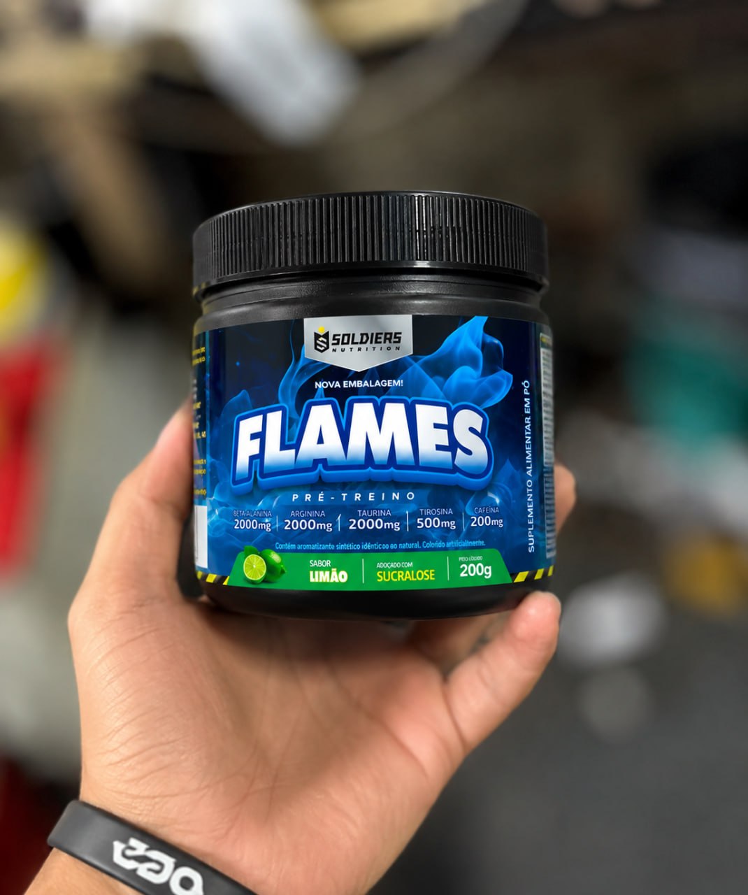Pré-Treino Flames 200g Soldiers Nutrition - 3 Sabores