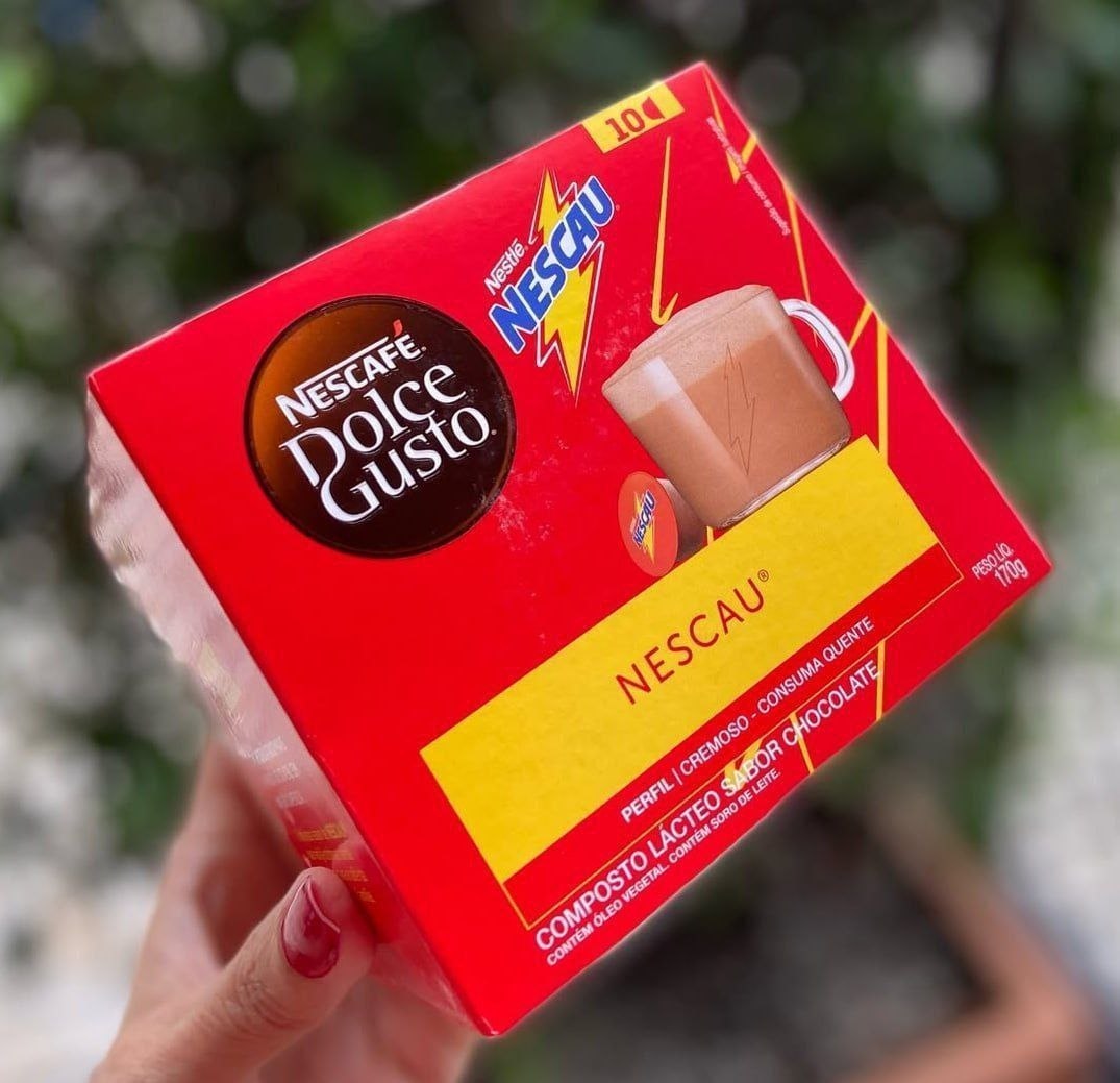 Achocolatado Nescau em Cápsula Nescafé Dolce Gusto 10 Unidades