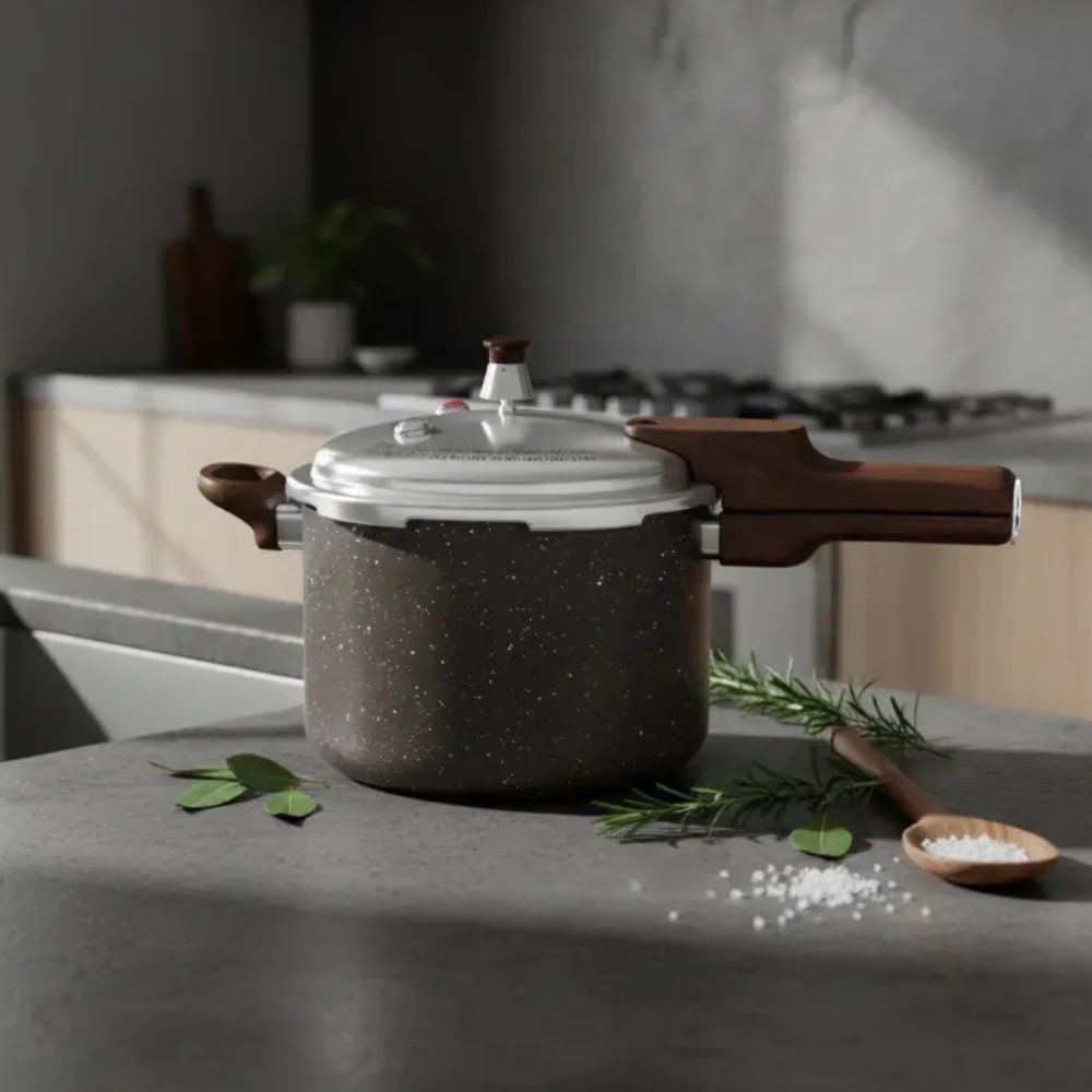 Panela de Pressão Brinox Revestimento Cerâmica 4,2L Indução