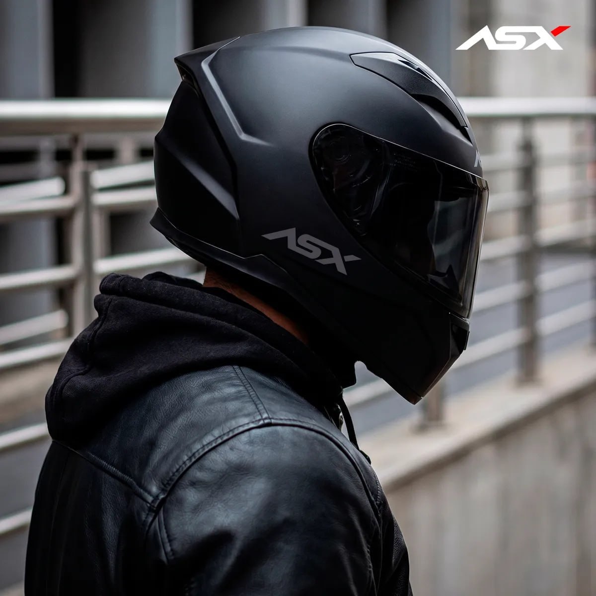 Capacete ASX City Solid Preto (53 ao 64)