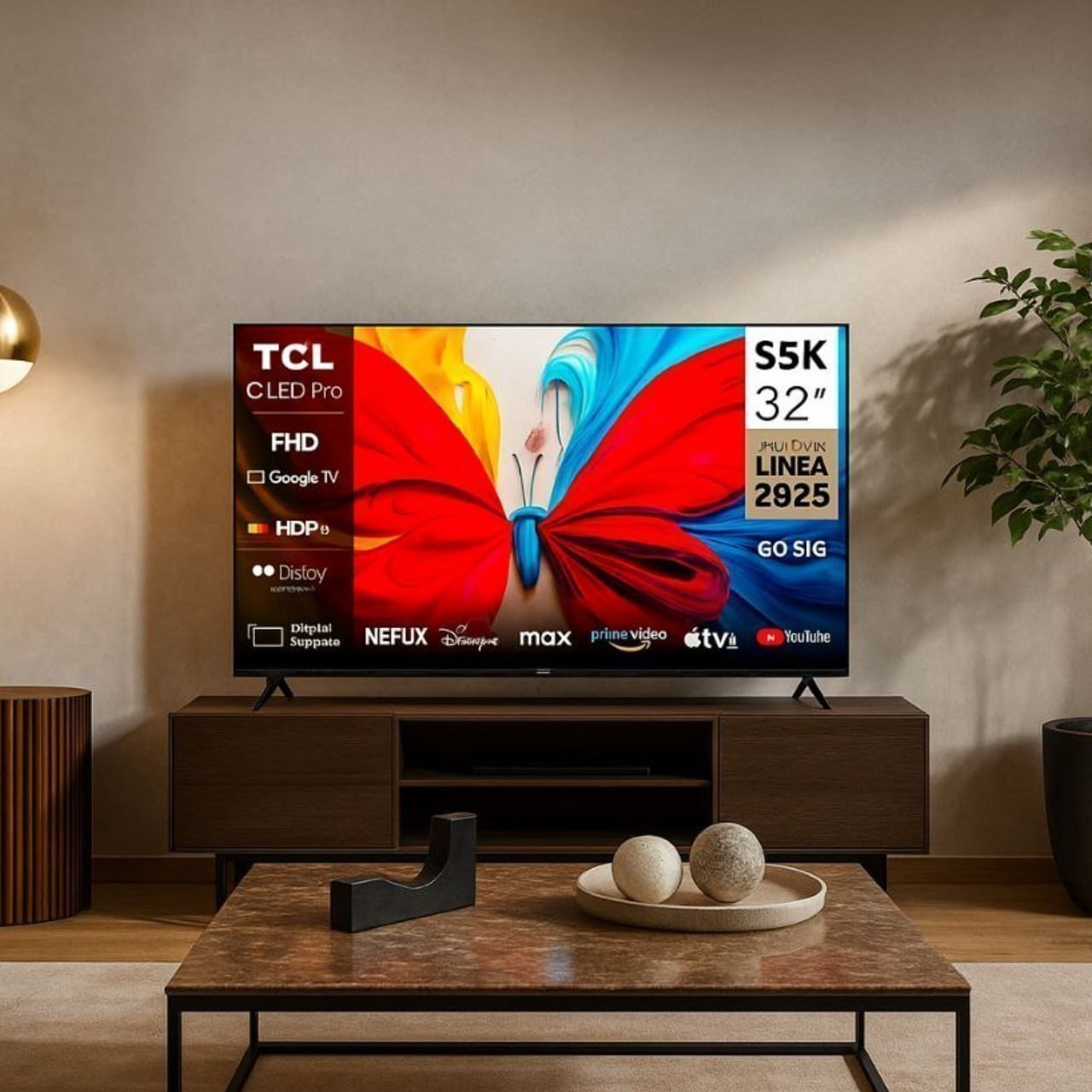 Smart TV TCL 32" Full HD QLED S5K