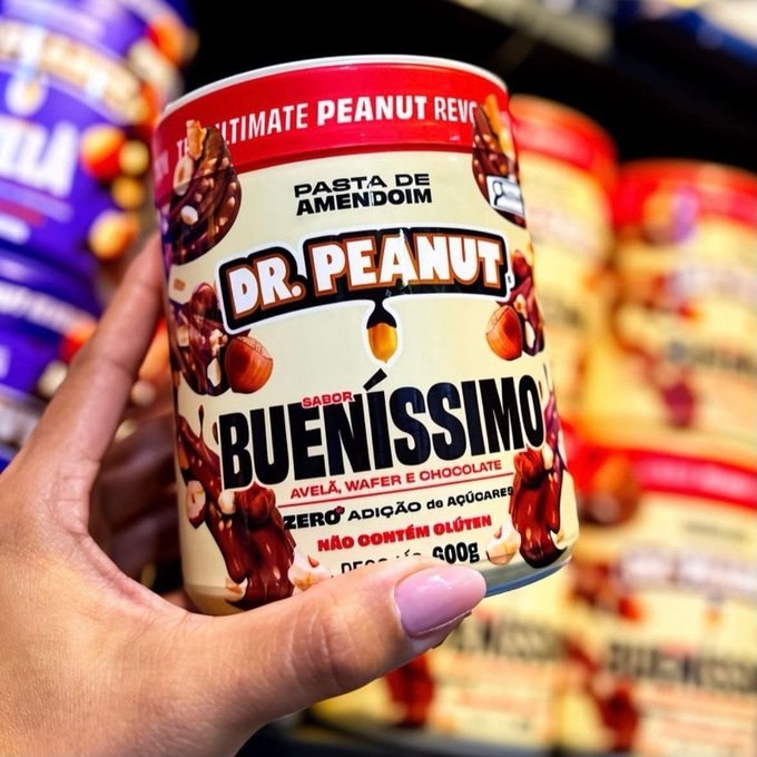 Pasta de Amendoim com Whey Protein 600g Dr. Peanut