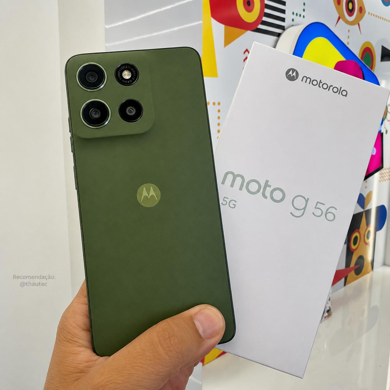 Smartphone Motorola Moto G56 5G 256GB 8GB RAM Verde