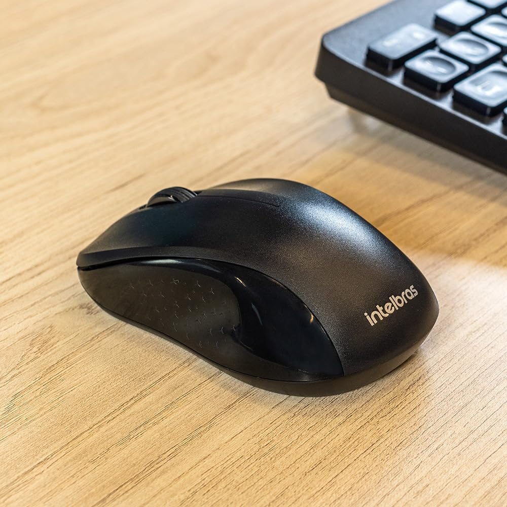 Mouse Sem Fio Intelbras MSI50 1200 DPI Clique Silencioso