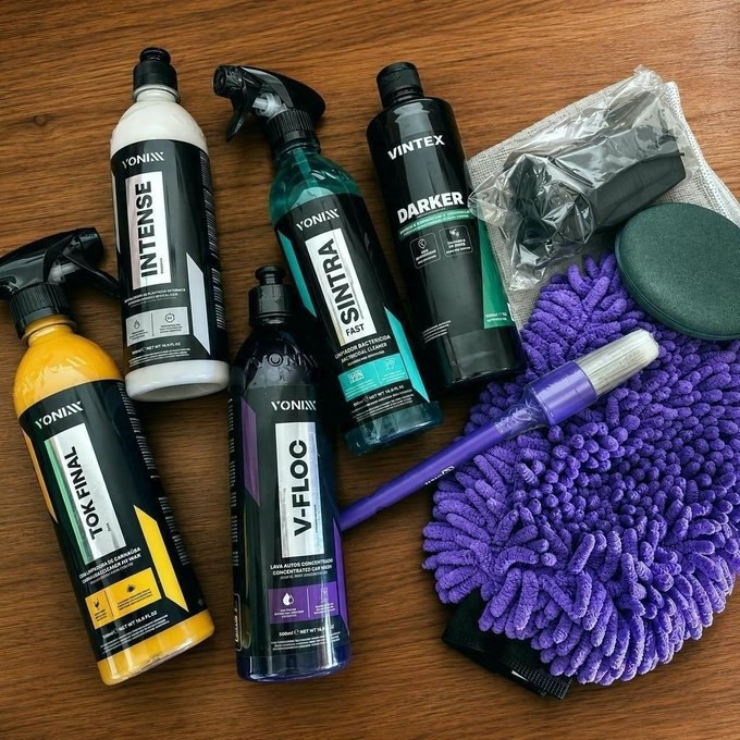 Kit Lavagem Shampoo Cera Tok Final Intense Sintra Fast Vonix