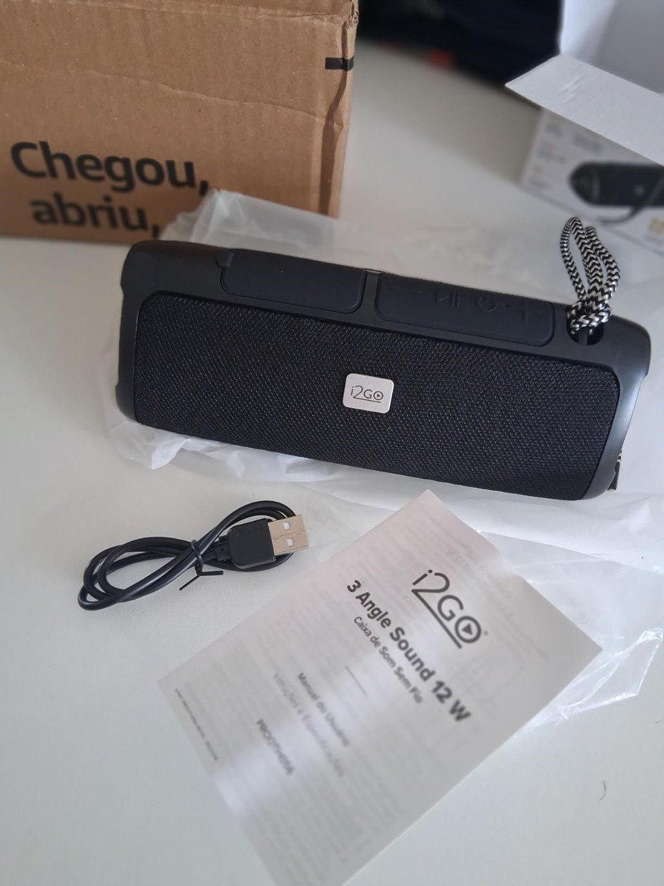 Caixa de Som Bluetooth I2GO 3 Angle Sound 12W RMS