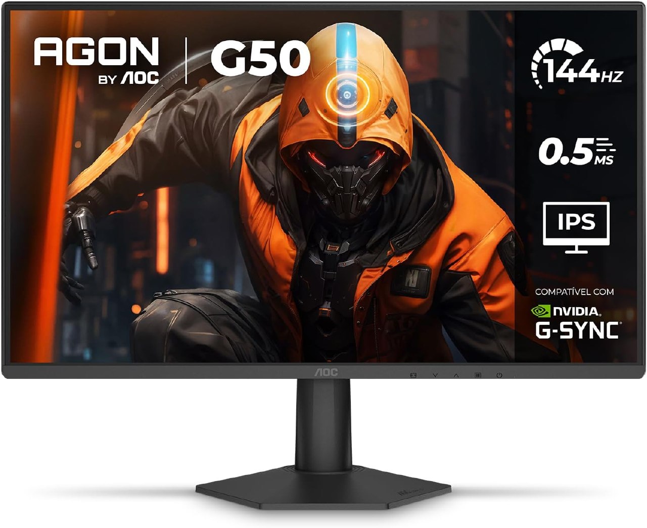 Monitor Gamer AOC AGON G50 24" 144Hz 0,5ms IPS HDR10 G-SYNC