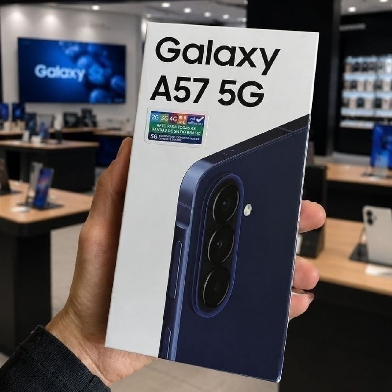 Samsung Galaxy A57 5G 128GB 8GB RAM Câmera 50MP
