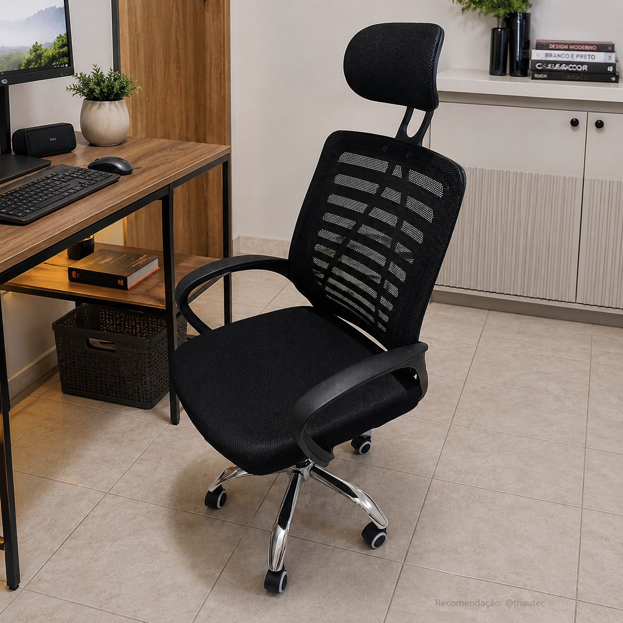 Cadeira Escritório Ergonômica Diretor Mesh