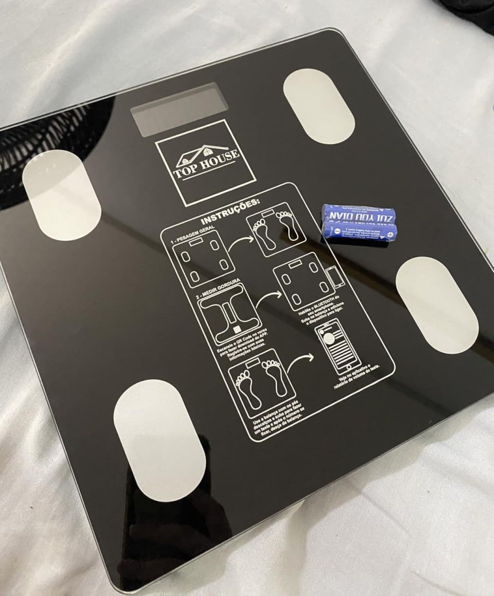 Balança Medição Corporal por App Bluetooth Até 180kg
