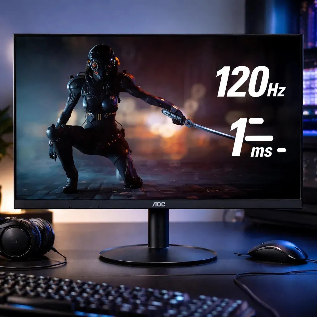 Monitor Gamer AOC 21.5" Full HD 120Hz 1ms