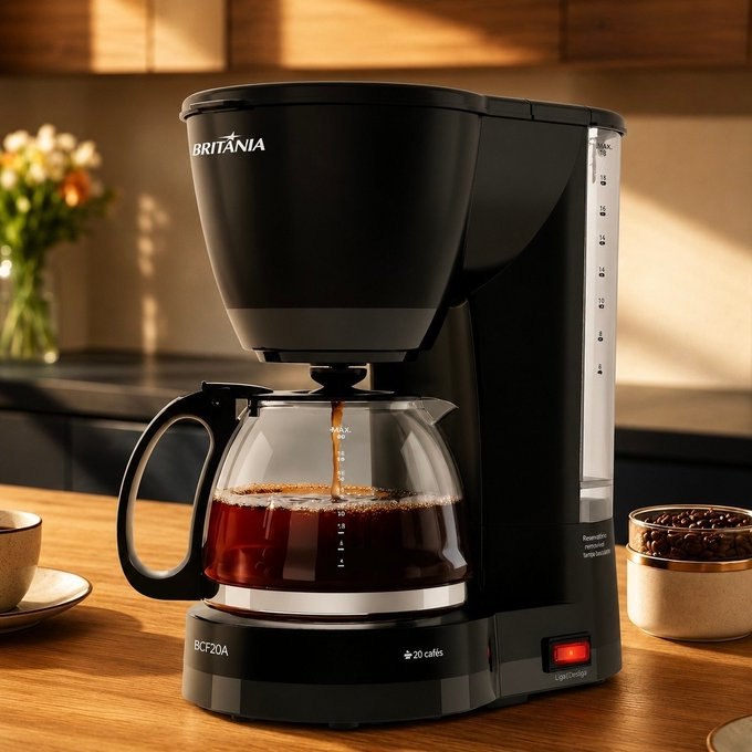 Cafeteira Britânia 20 Cafés 800ml 110V