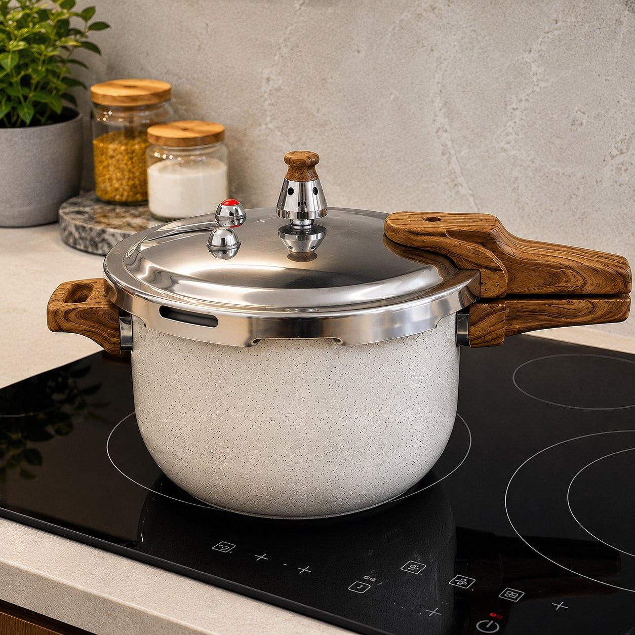 Panela de Pressão Indução 4,2L Vitrex Revestimento Cerâmico