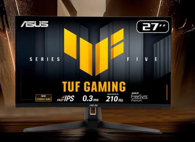 Monitor Gamer Asus TUF 27" QHD 210Hz 0.3ms IPS G-Sync