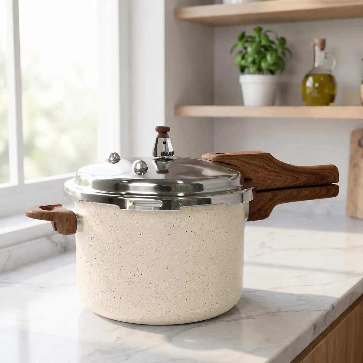 Panela de Pressão Cerâmica Indução 4,2L