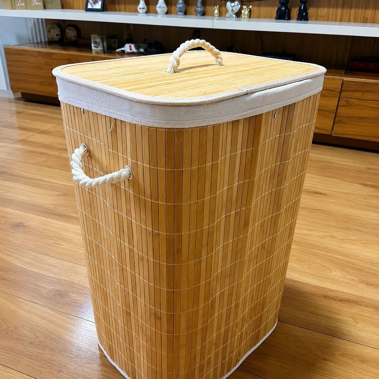 Cesto Bambu Retangular 72L