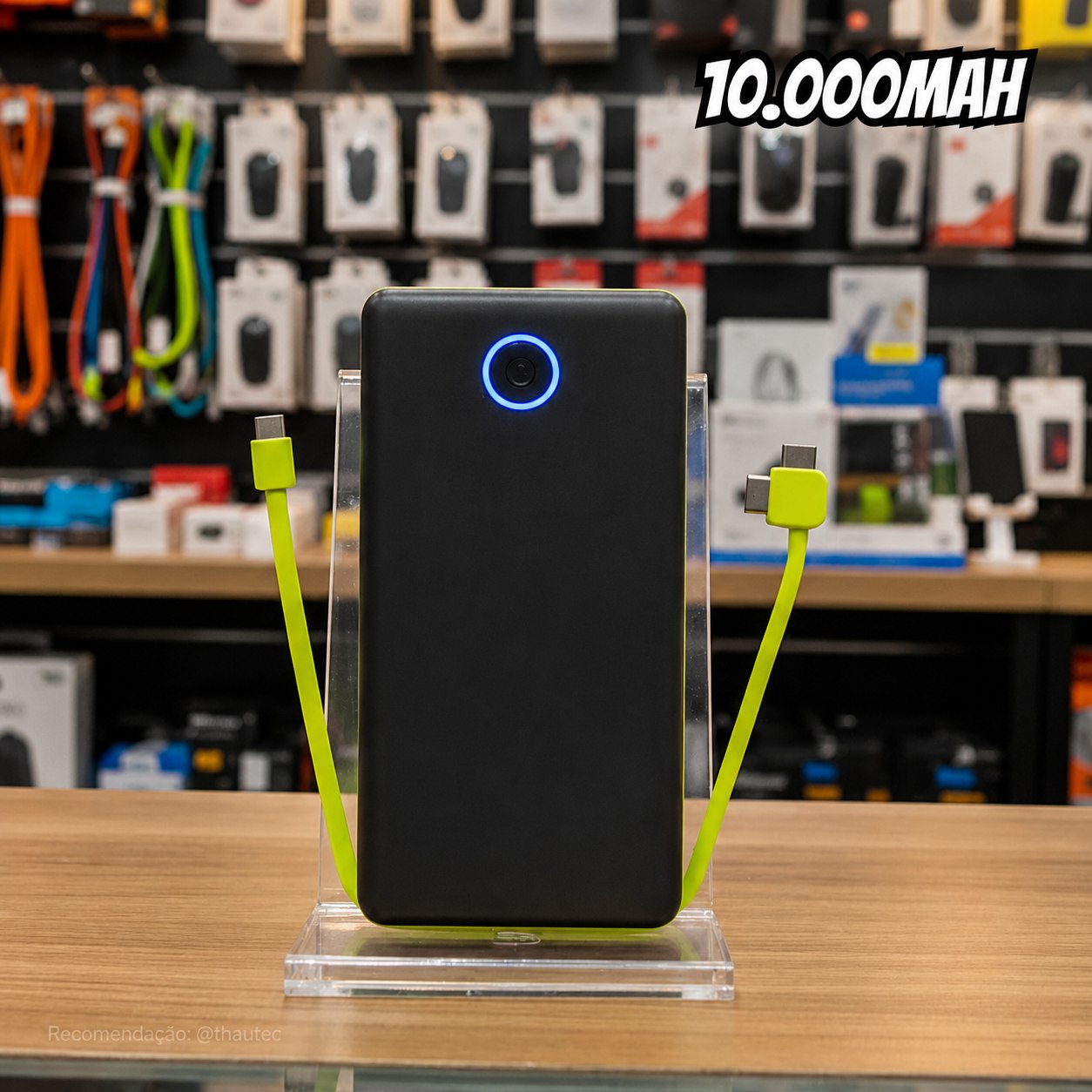 Power Bank 10000mAh Carregador Portátil Turbo Universal