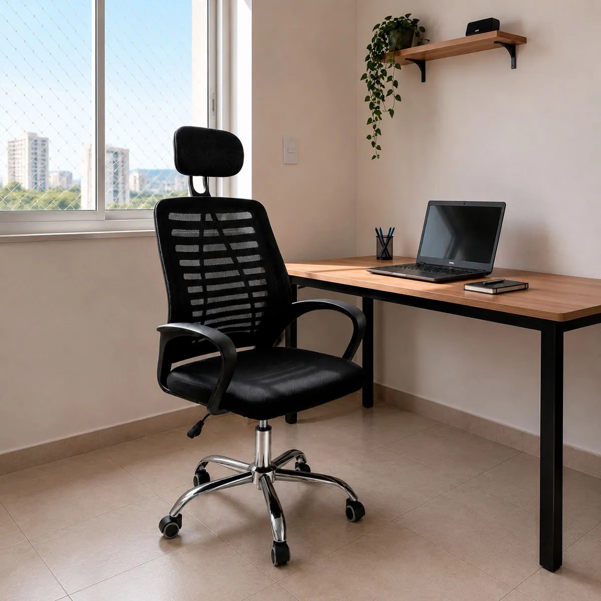 Cadeira Escritório Director Mesh Ergonômica Office