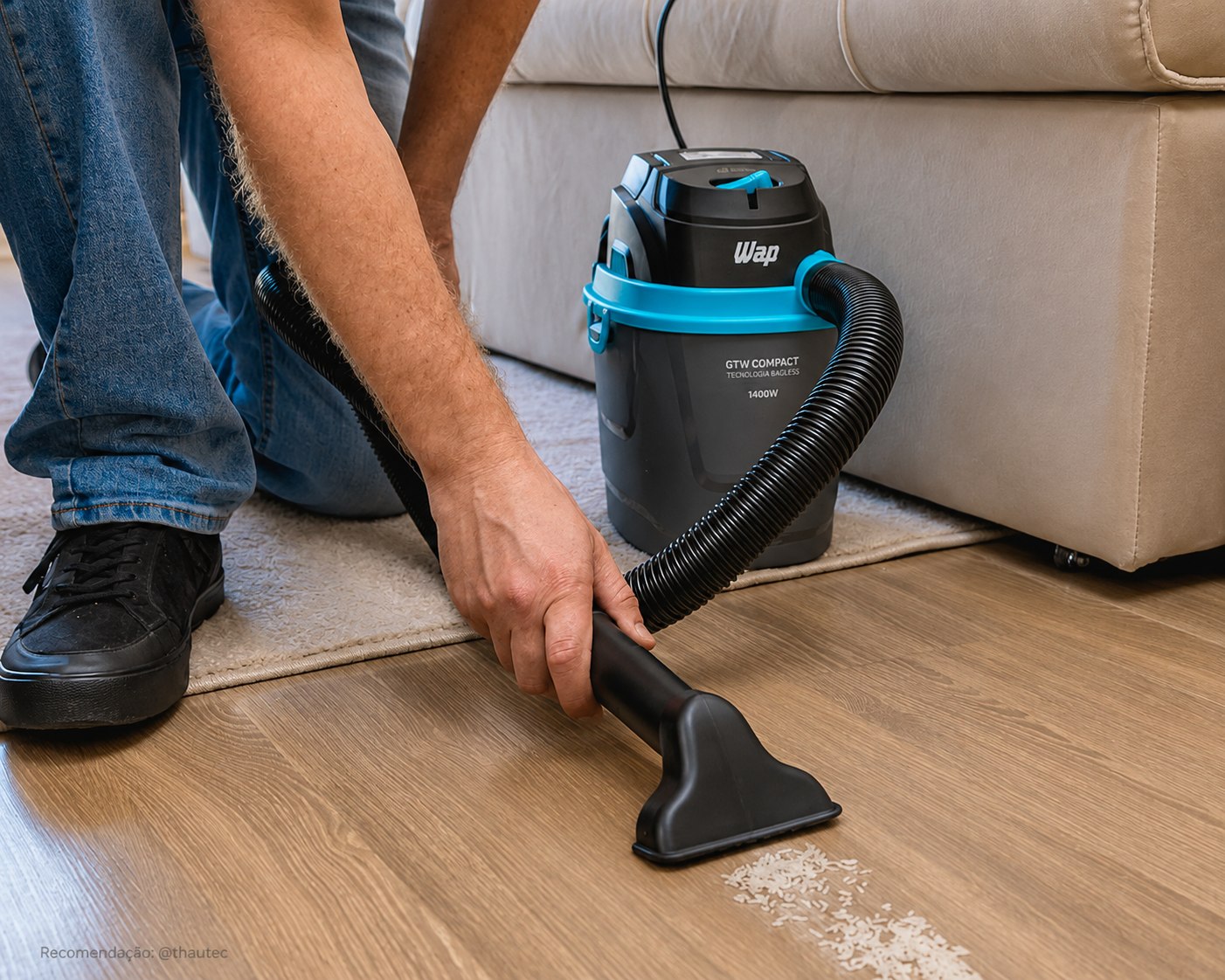 Aspirador de Pó e Líquido WAP GTW Compact 1400W 5,5L