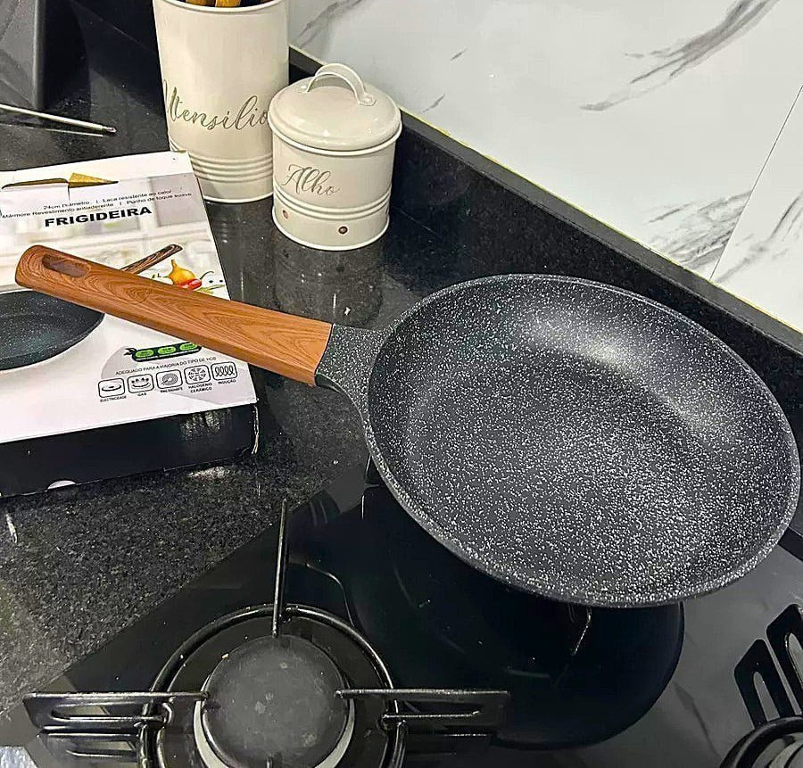 Panela Frigideira Cerâmica De Indução