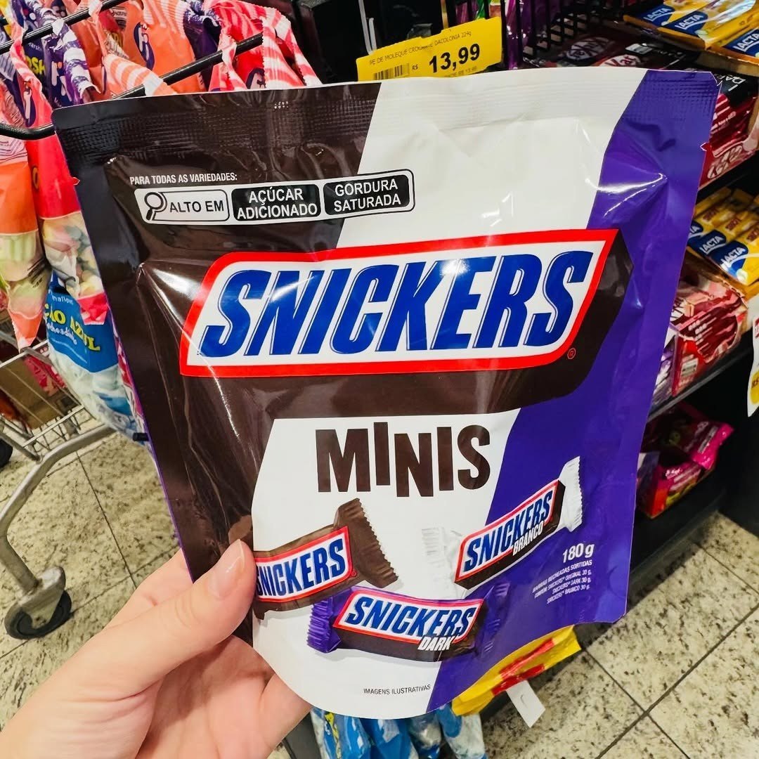 Chocolate Snickers Variedades Minis 180g