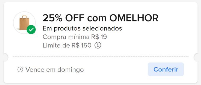 Cupons Mercado Livre - Até 25% OFF