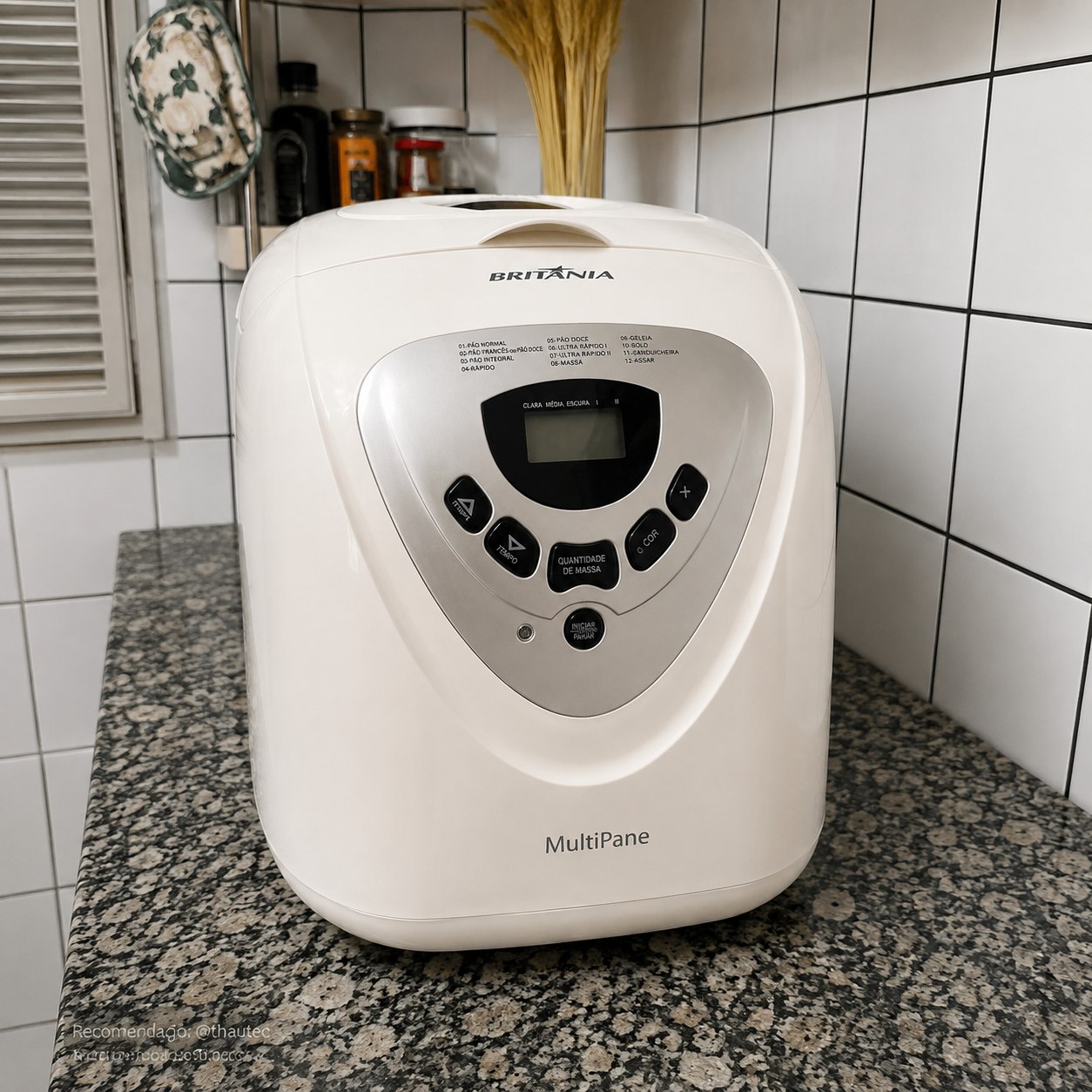 Panificadora Britânia Multipane 550W Branca
