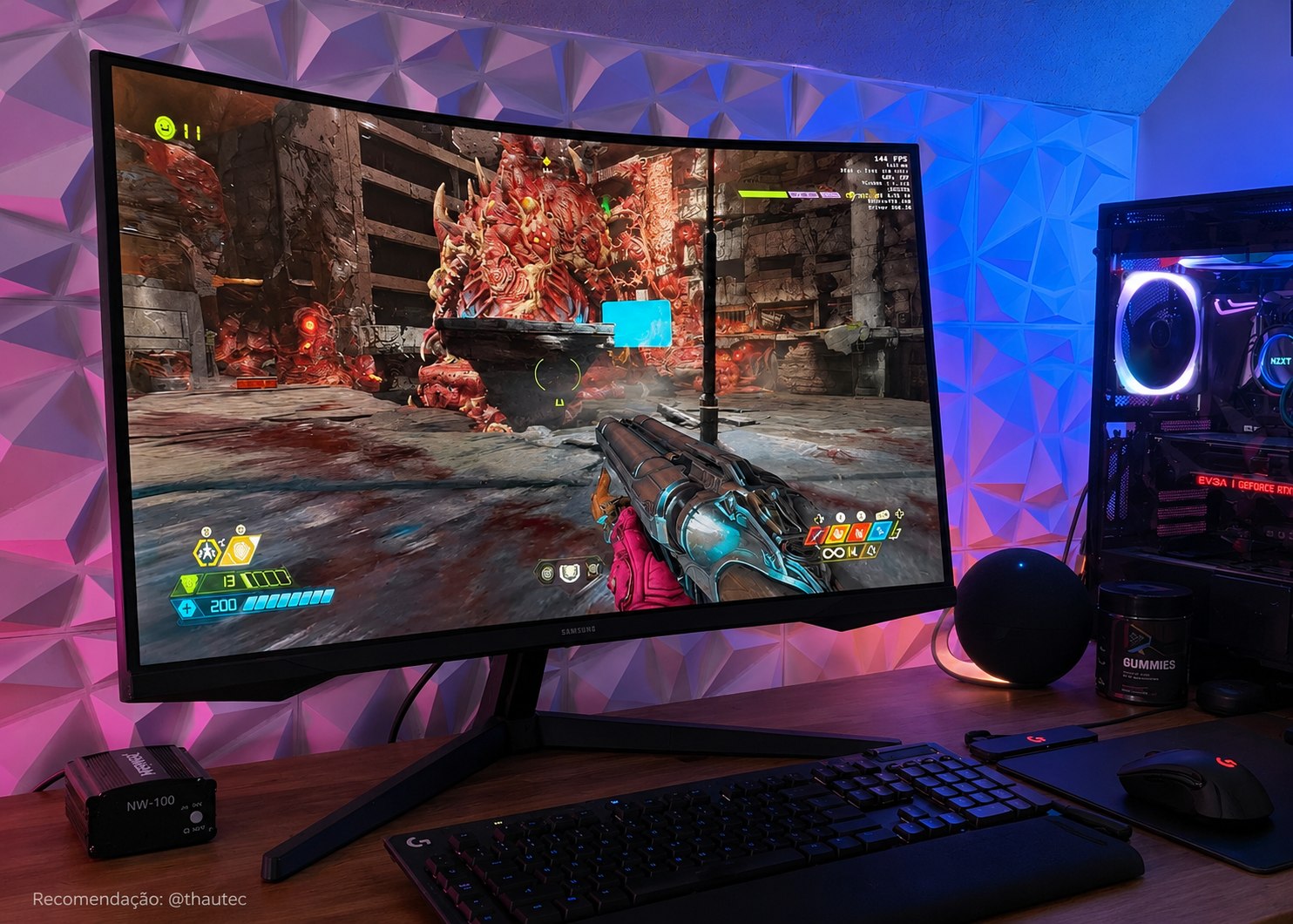 Monitor Gamer Samsung Odyssey G5 27" QHD 165Hz VA