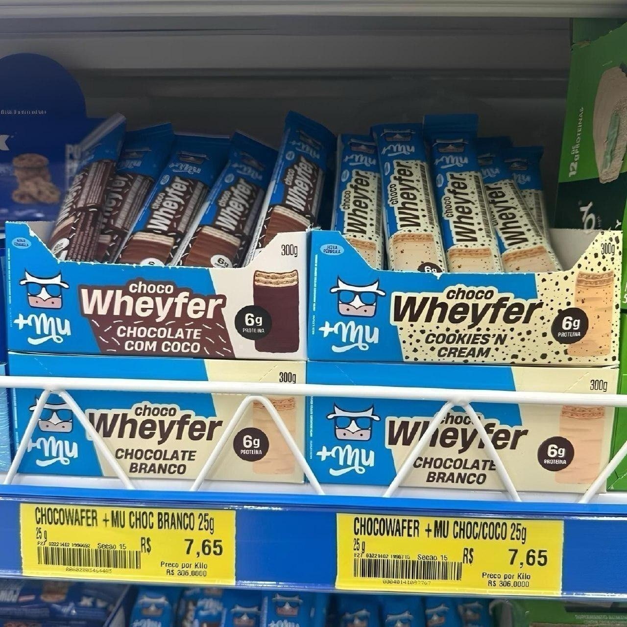 Mu Chocowheyfer Proteico Sabor Chocolate Branco 12 Unidades
