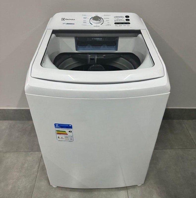 Máquina de Lavar 17kg Electrolux Essential Care Cesto Inox 127V