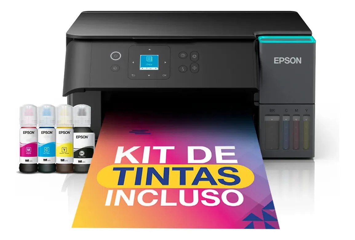 Multifuncional Epson EcoTank L4360 Wi-Fi Frente e Verso
