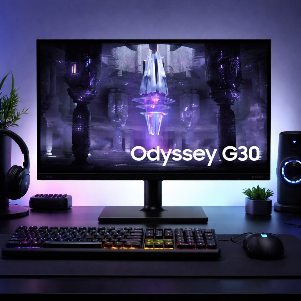 Monitor Gamer Samsung Odyssey G30 24" 144Hz FHD 1ms
