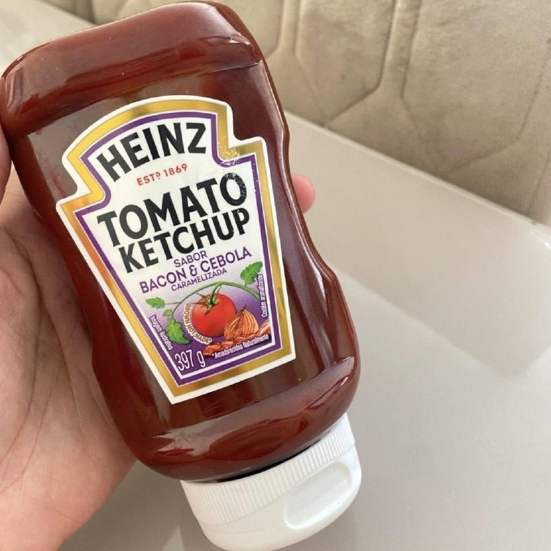 Ketchup Heinz Bacon & Cebola Caramelizada 397g