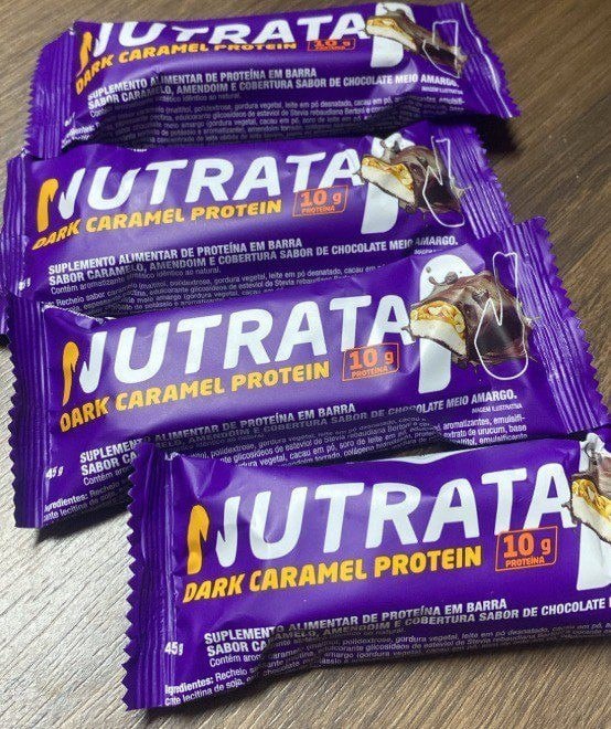Caixa com 12 Barras Dark Caramel Protein 45g