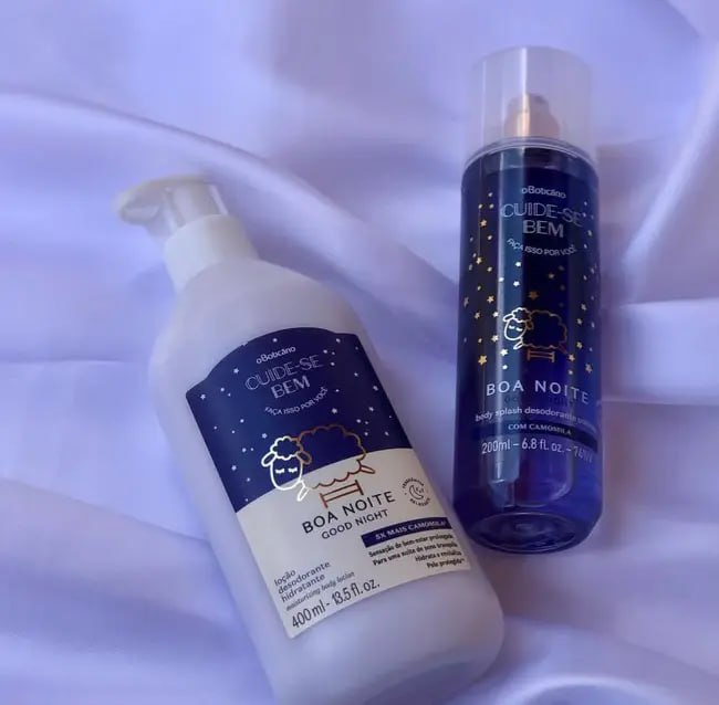 Kit Cuide-se Bem Boa Noite Body Splash 200ml + Hidratante 400ml