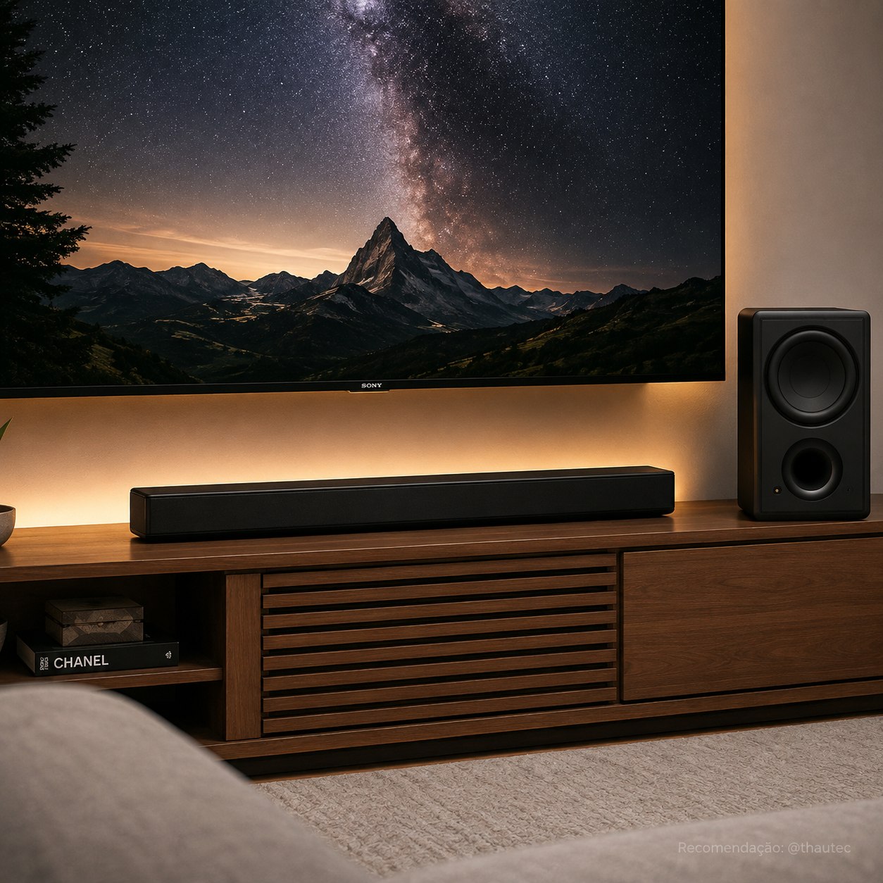 Soundbar TCL 5.1 Canais Subwoofer Sem Fio Dolby Atmos 580W